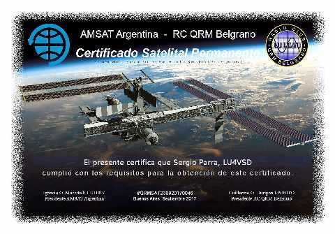 Gestion Certif. Satelital