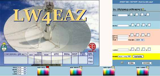 Confeccion QSLs
