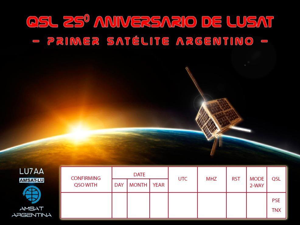 QSL del 25º aniversario
